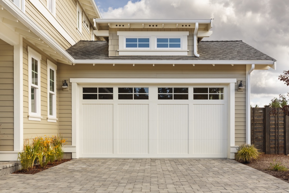 Closed Garage Door