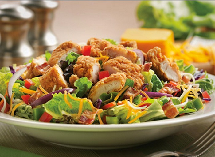 Perkins breaded chicken salad