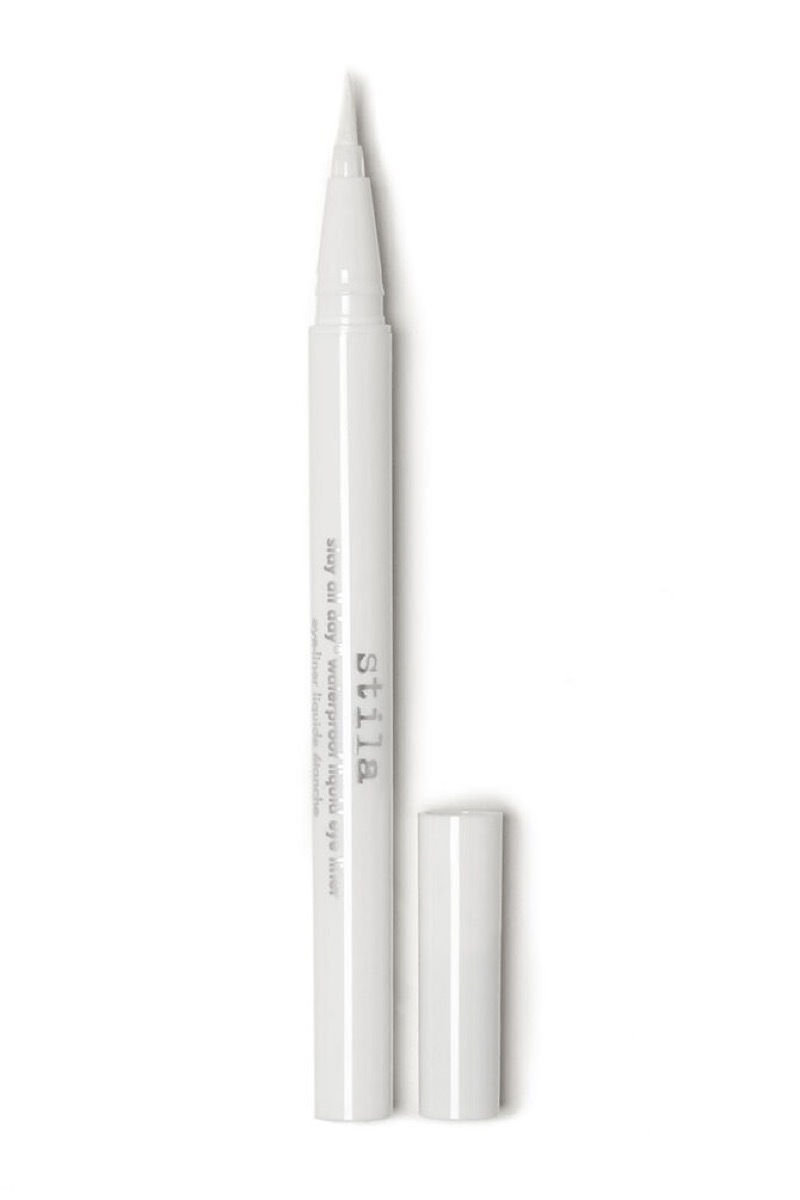 Stila white liquid liner with cap off