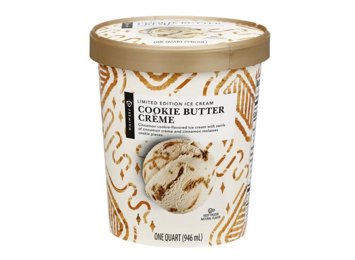 pint of publix cookie butter ice cream