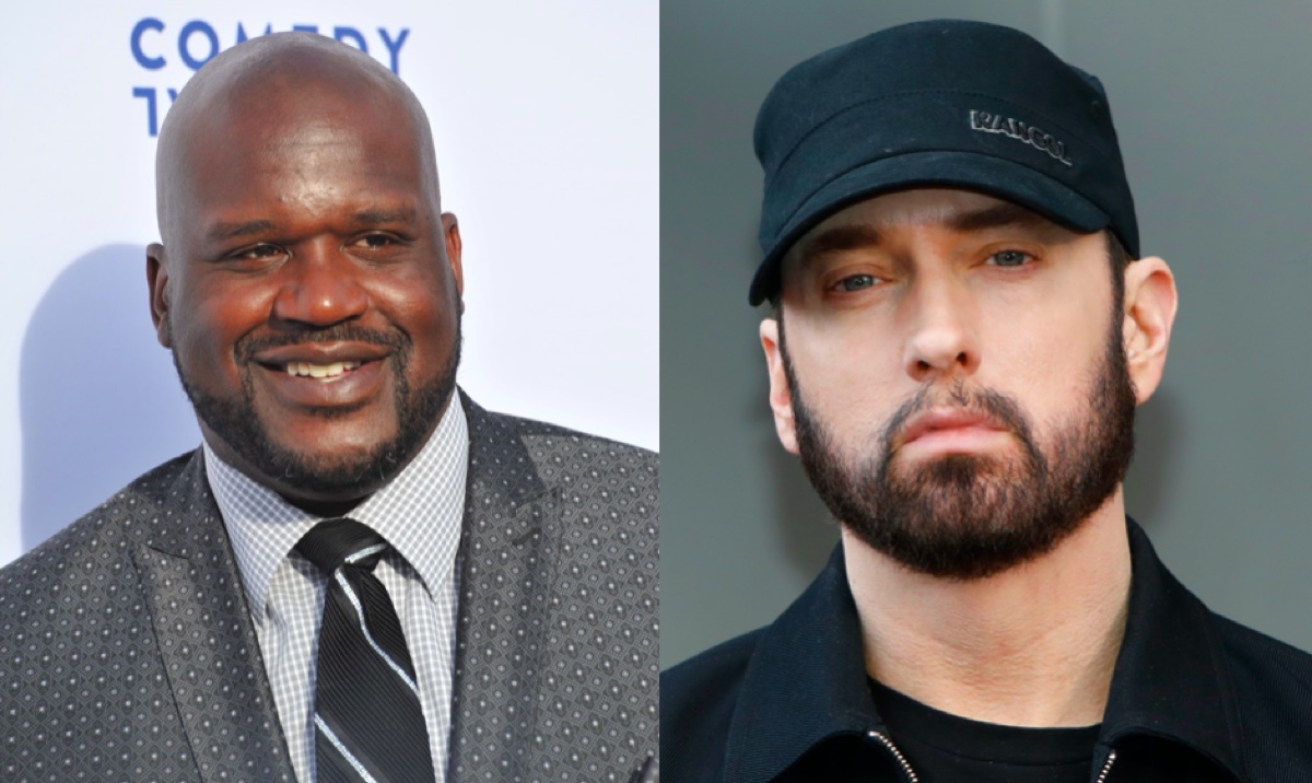 Shaquille O'Neal and Eminem