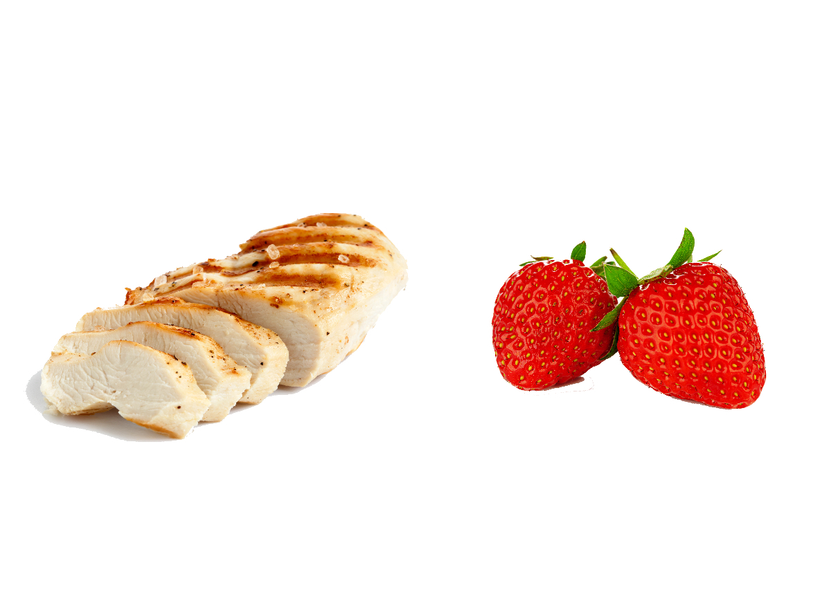 chicken strawberries