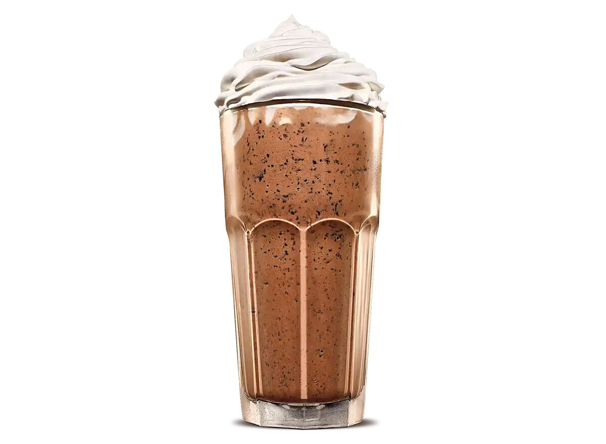 burger king chocolate oreo shake