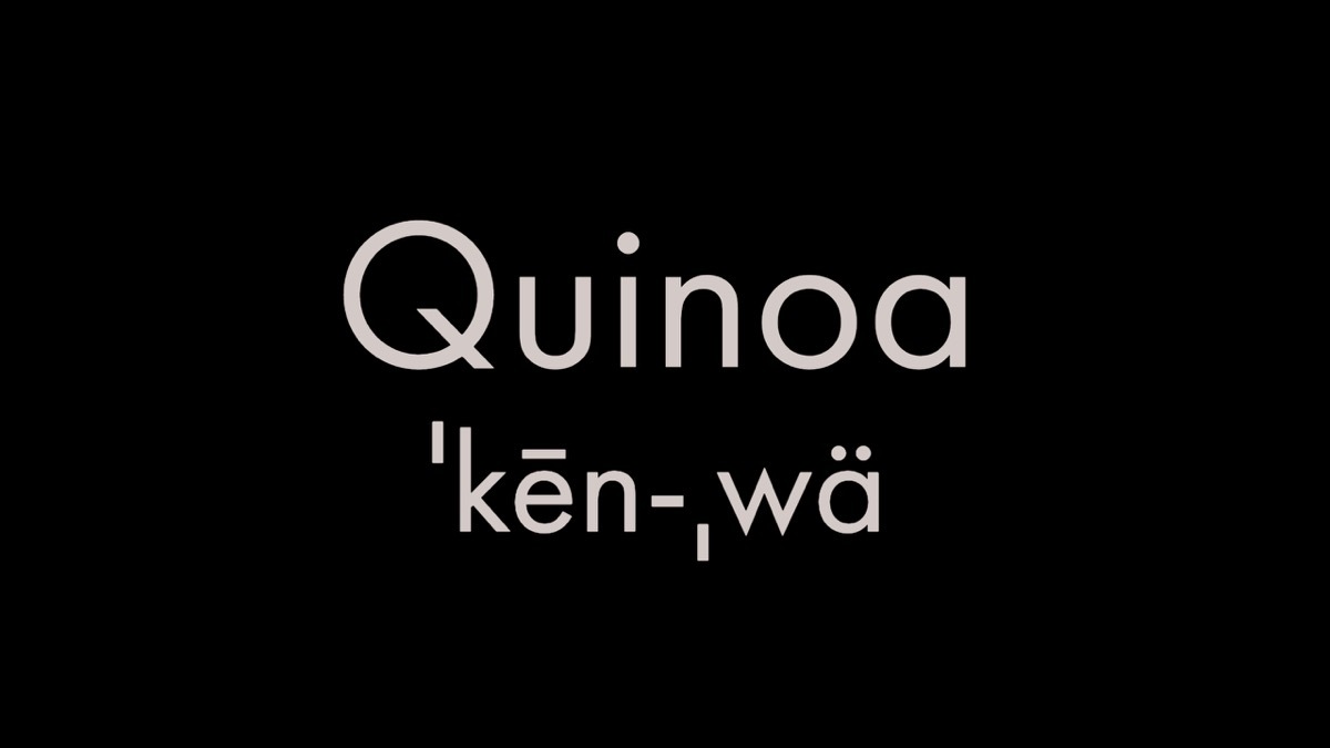 How to pronounce quinoa