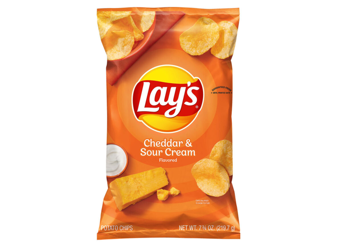 lays cheddar sour cream