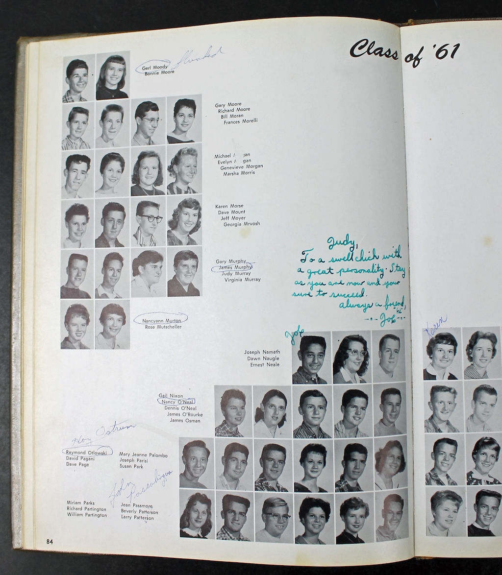 Signed yearbook