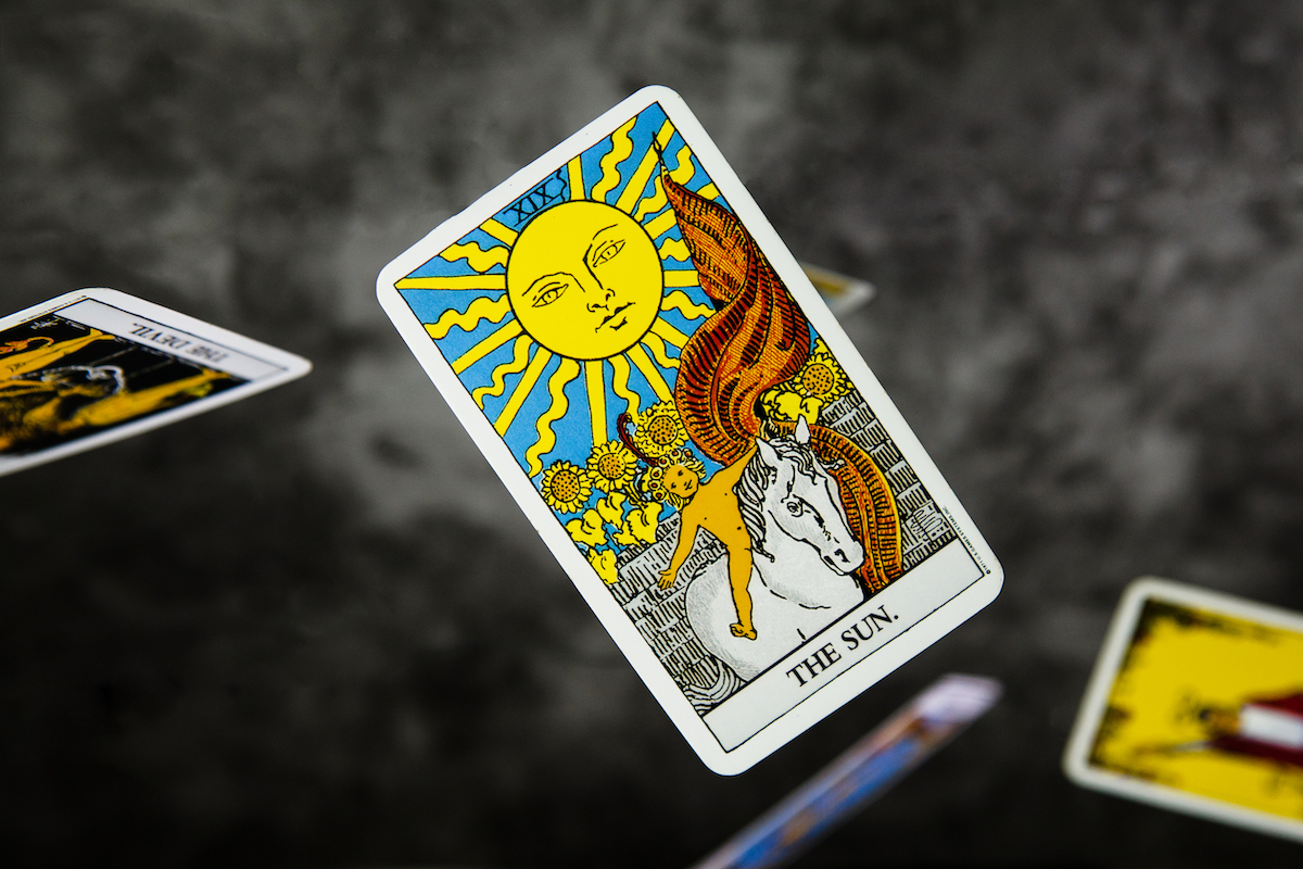 The Sun tarot card