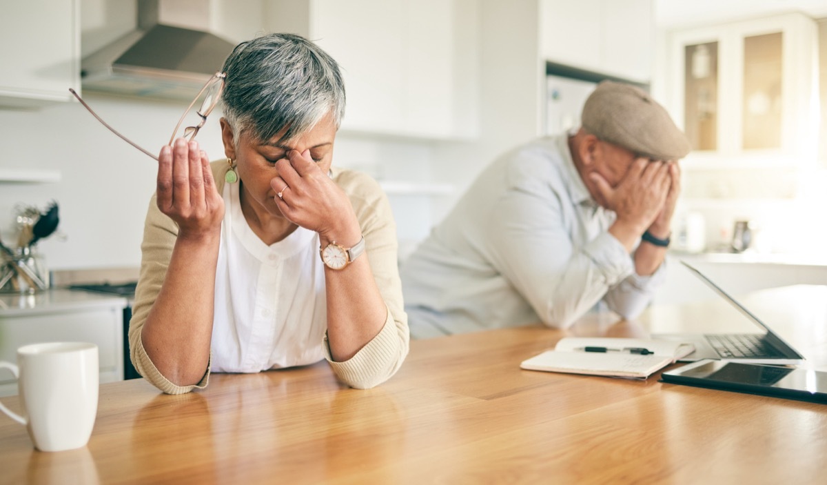 Exasperated Couple