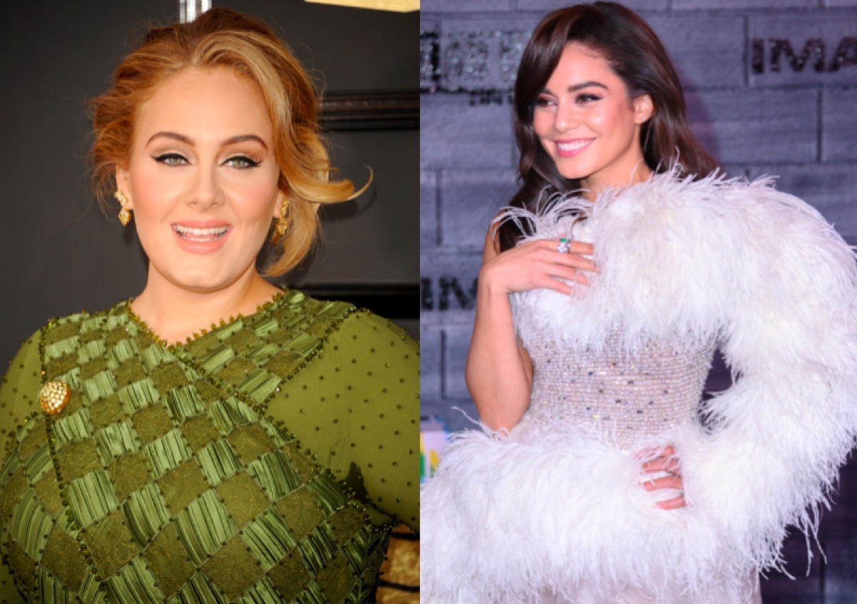 Adele and Vanessa Hudgens