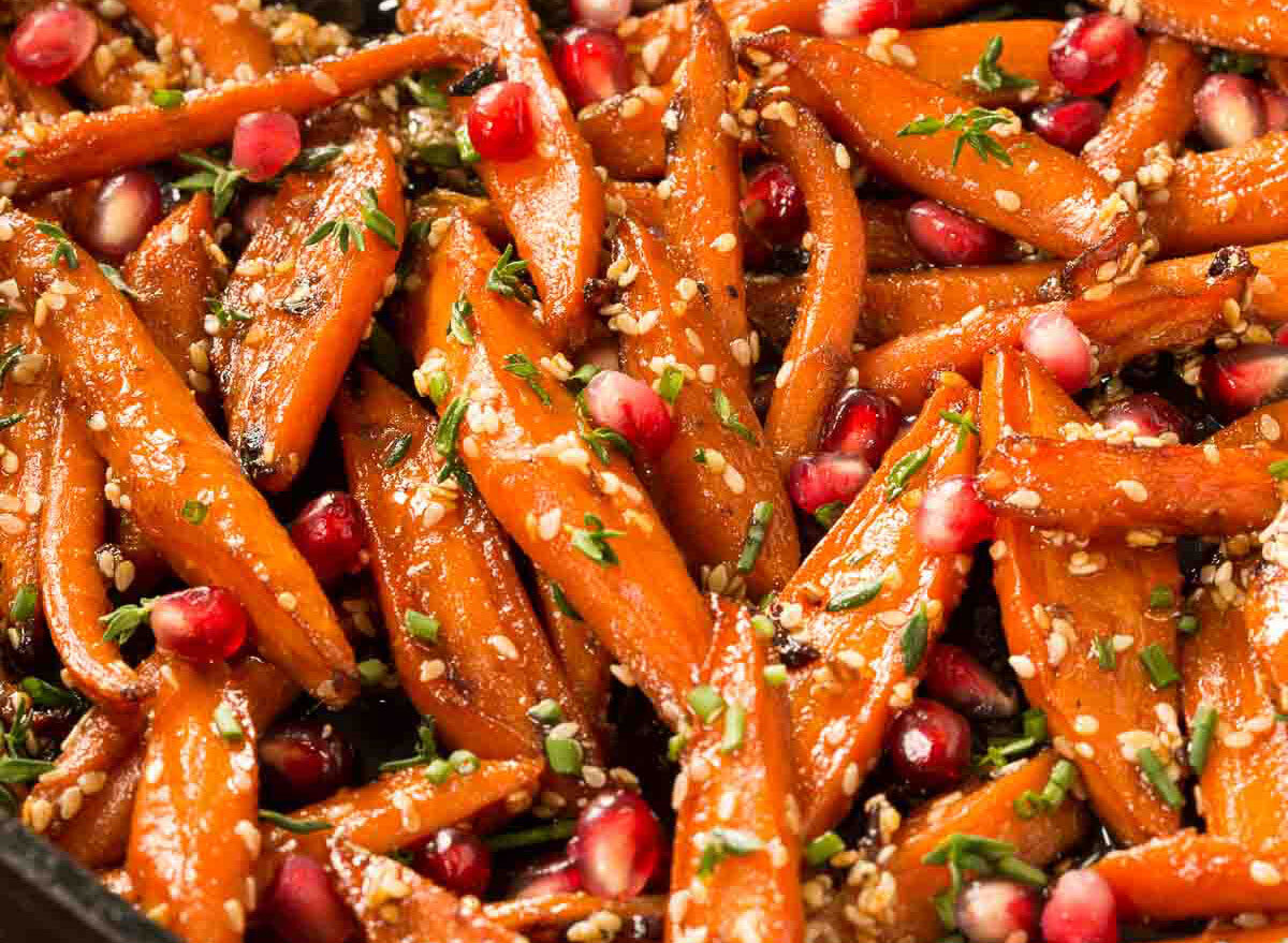 maple roasted carrots