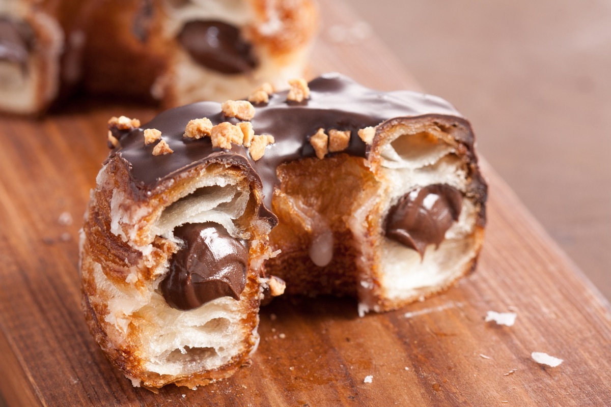 chocolate almond cronut