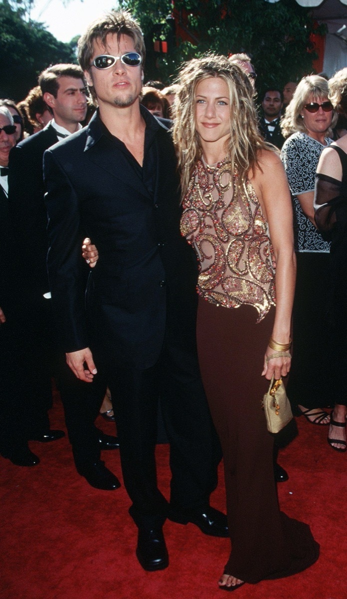 Brad Pitt and Jennifer Aniston at the 1999 Emmys