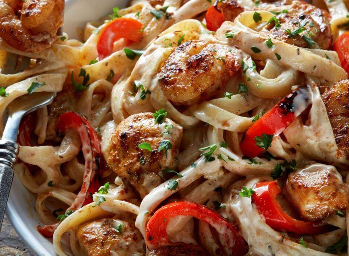 Cajun Shrimp and Chicken Pasta from TGI Fridays