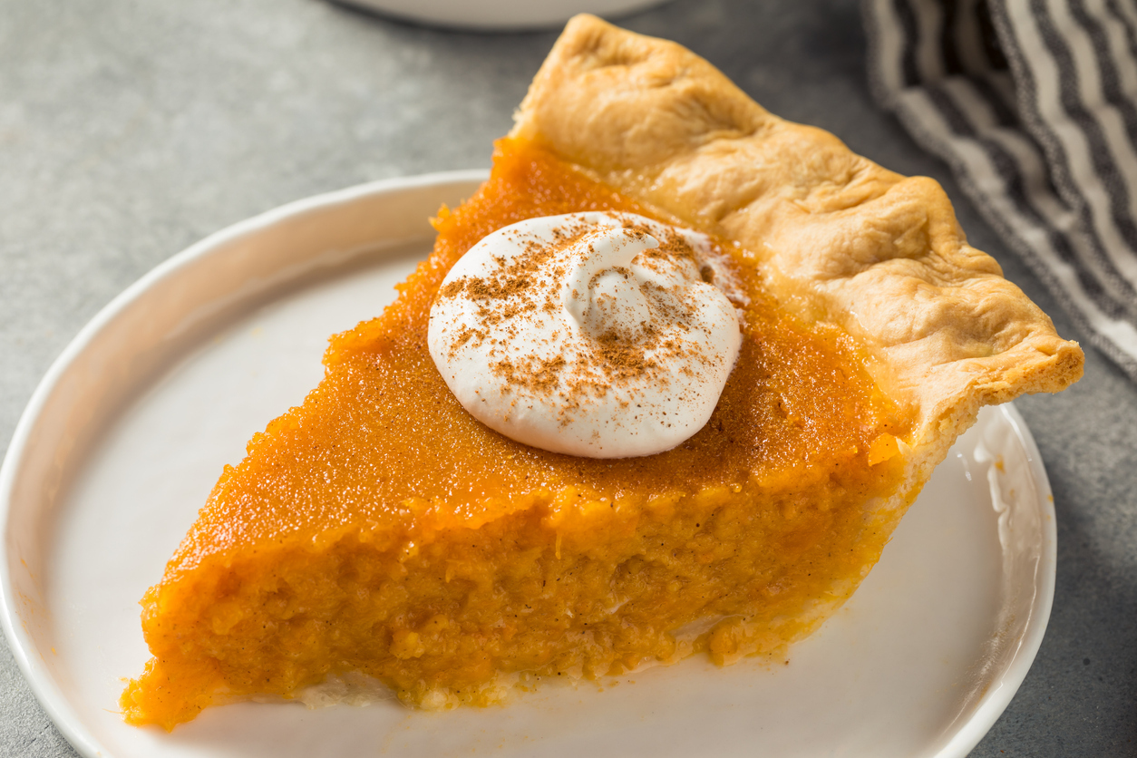 Homemade Sweet Potato Thanksgiving Pie