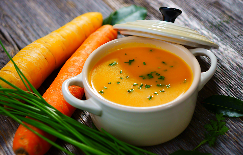 2. Ginger and Carrot Soup