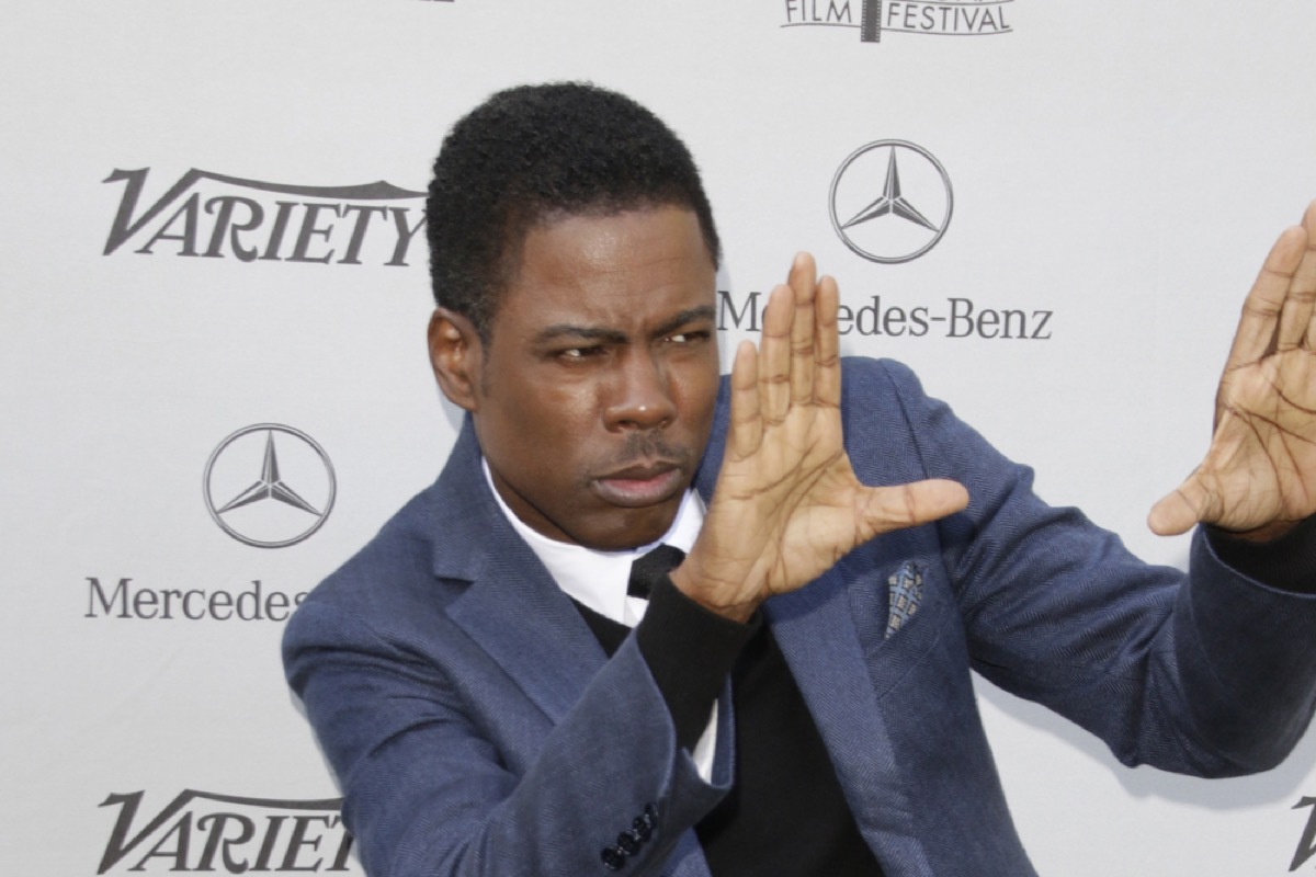 chris rock on the red carpet