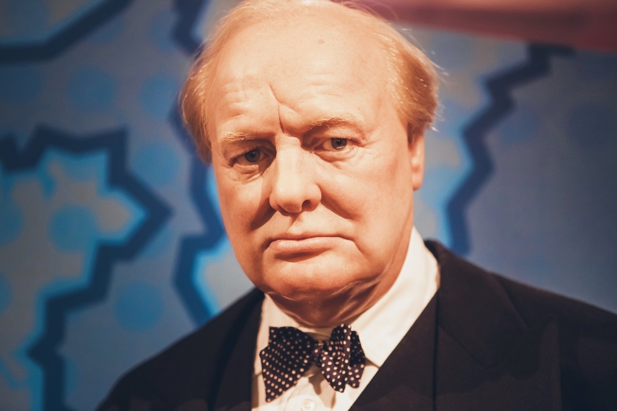 portrait of Winston Churchill