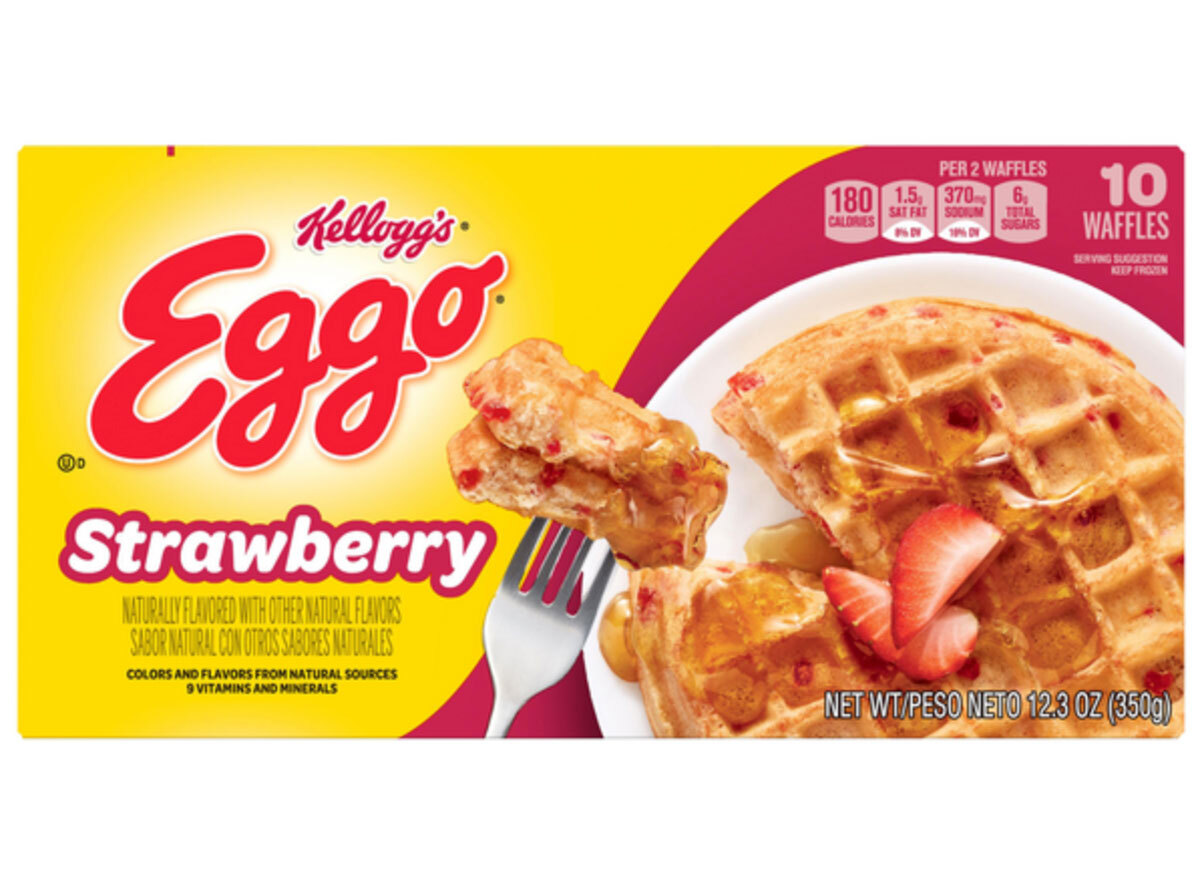 kelloggs eggo strawberry waffles