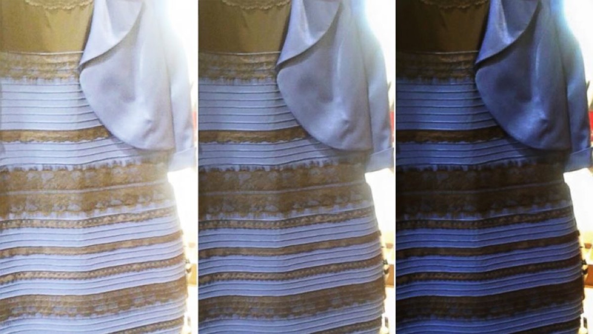 the dress debate of the 2010s, black and blue or white and gold