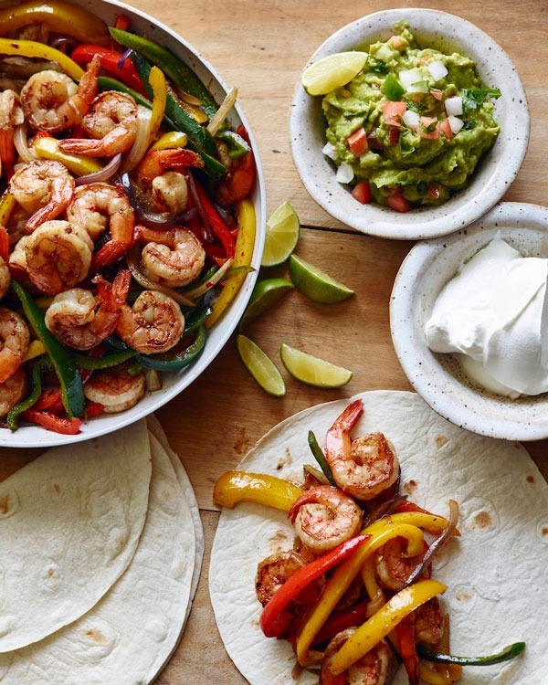 Shrimp recipes Shrimp Fajitas