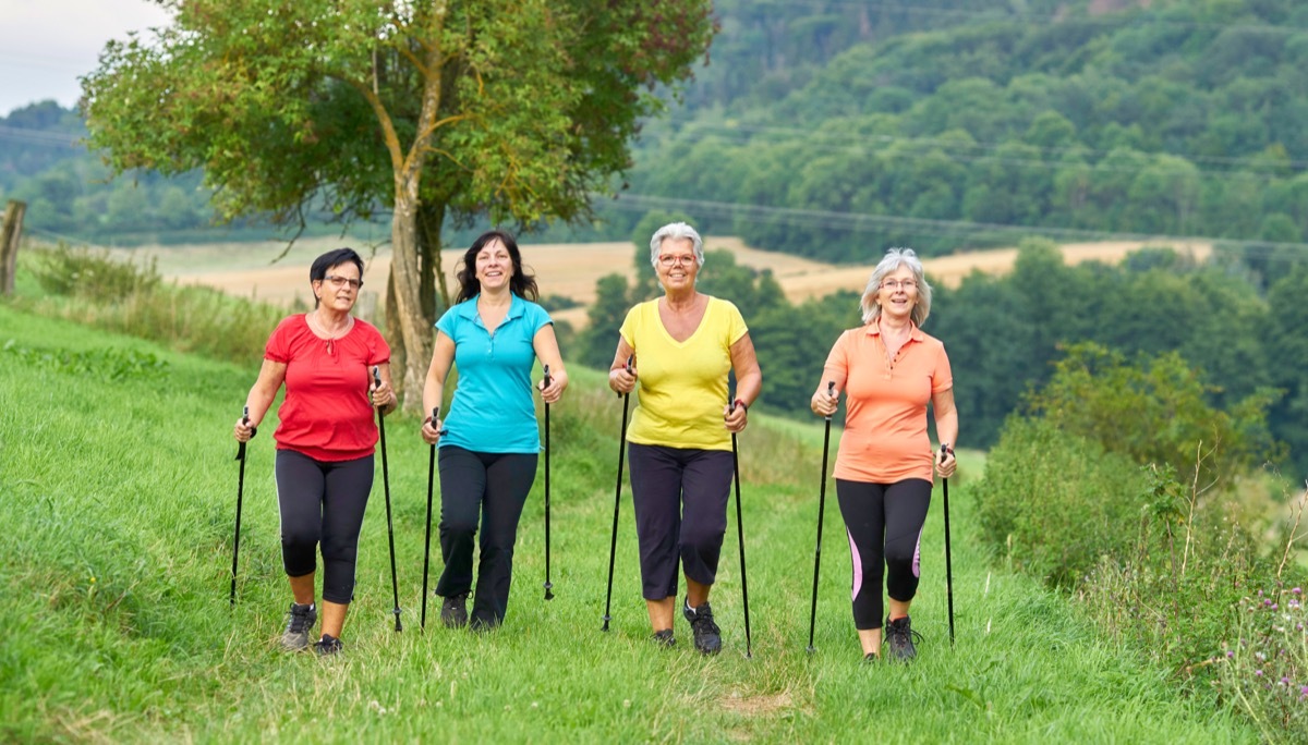 Group of women walking