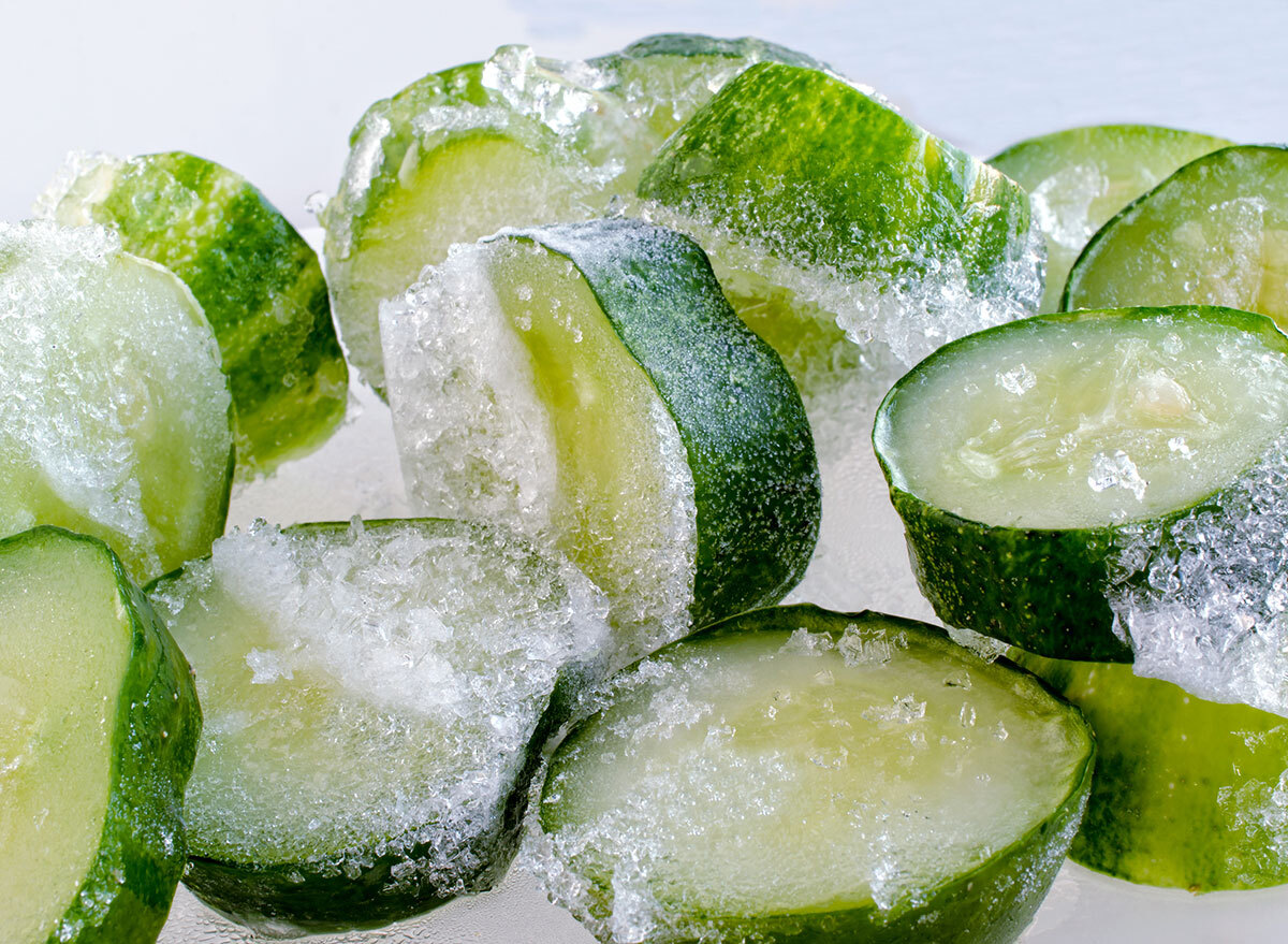 frozen cucumber