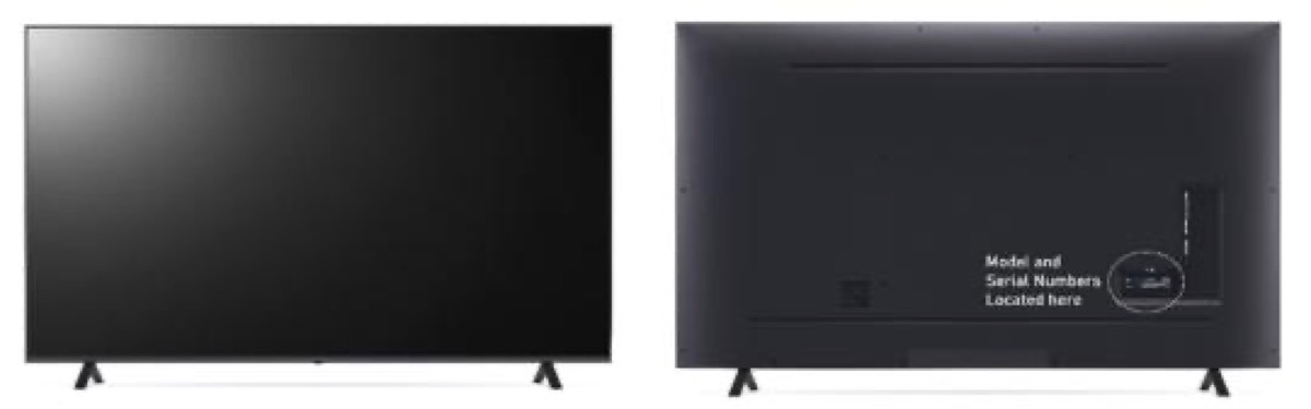 recalled lg electronics tvs