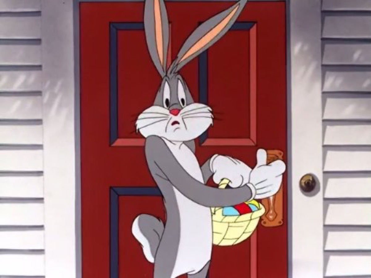 bugs bunny in easter yeggs short