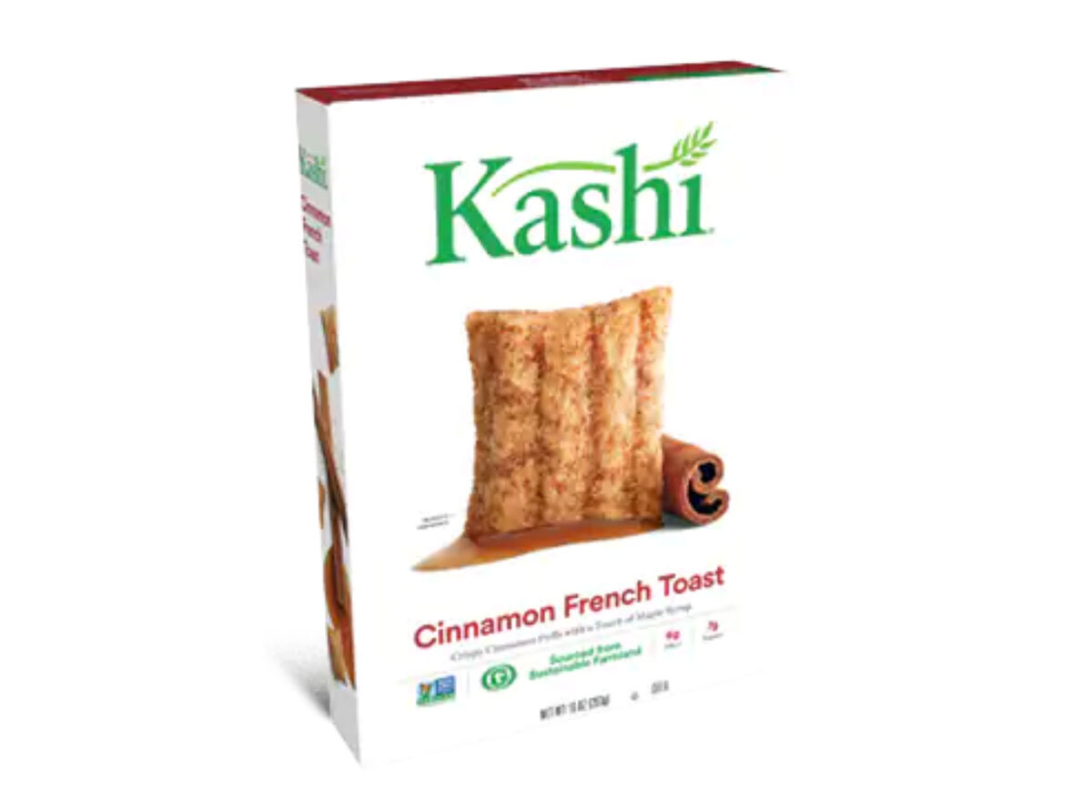 box of kashi cinnamon french toast cereal