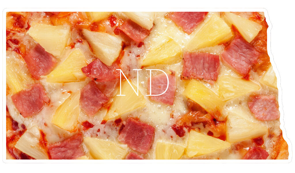 North Dakota Hawaiian pizza