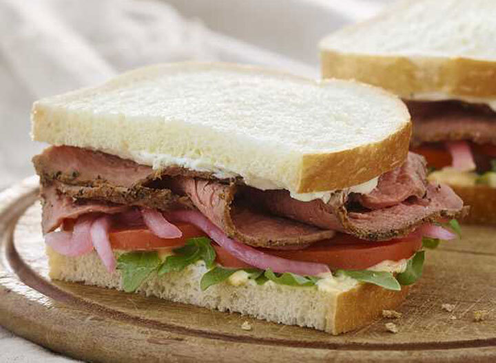 panera steak and arugula sandwich