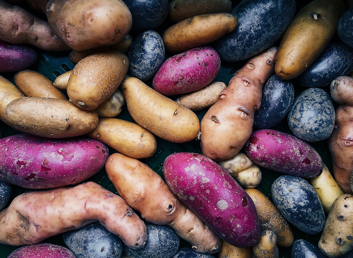 variety of potatoes