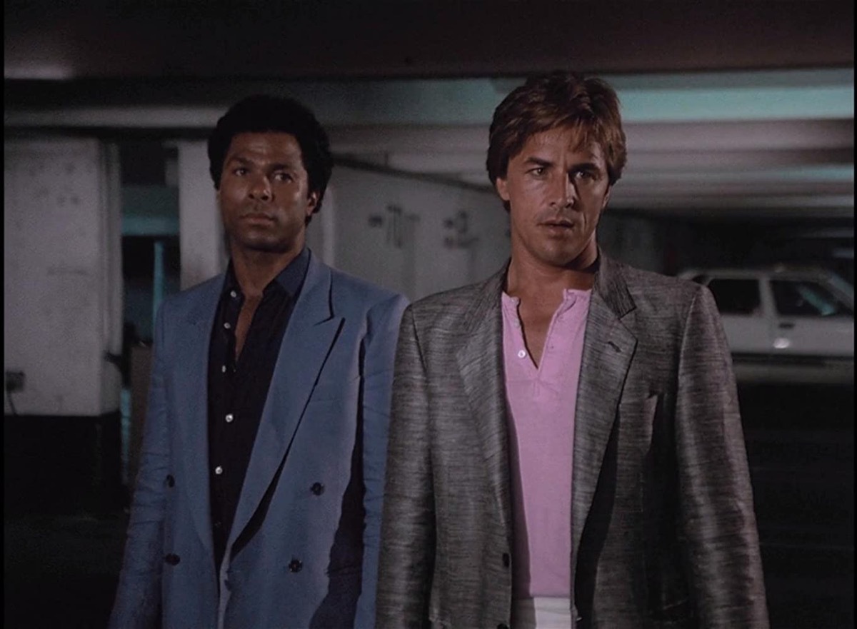 Philip Michael Thomas and Don Johnson in Miami Vice