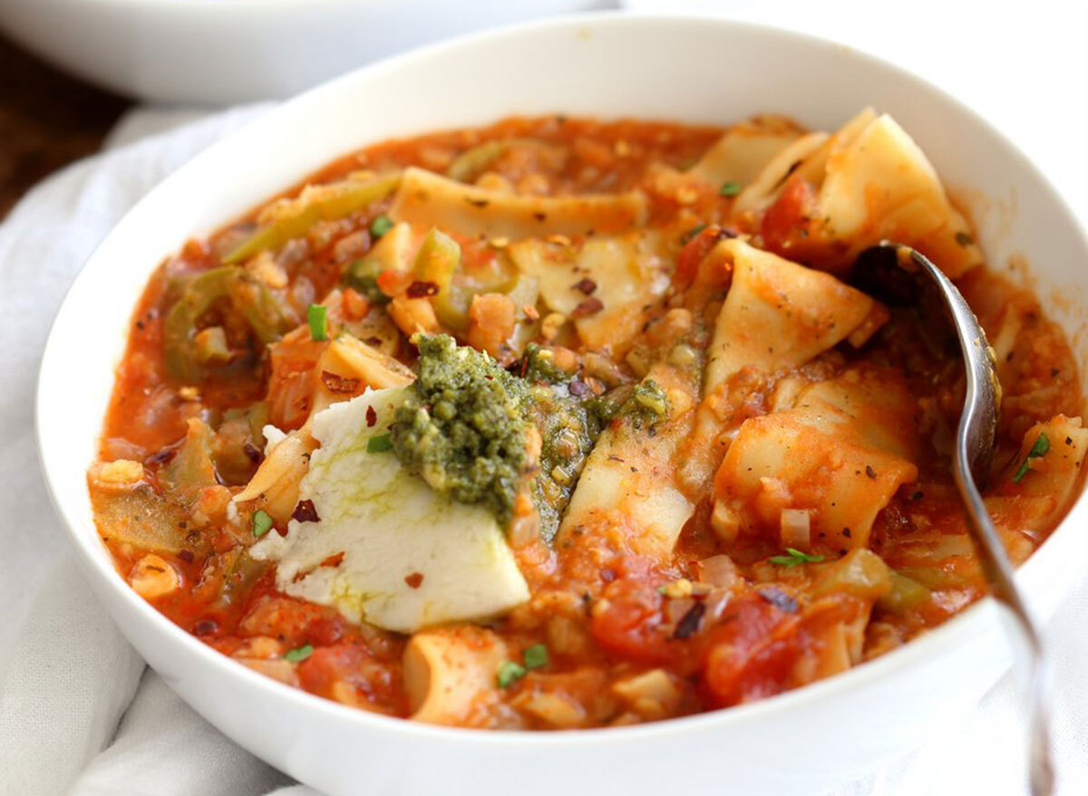 lasagna soup