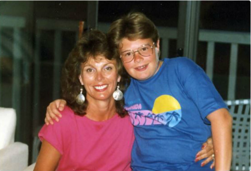 Ryan Seacrest with his Mom.