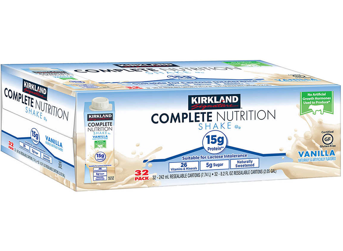 kirkland complete nutrition shake