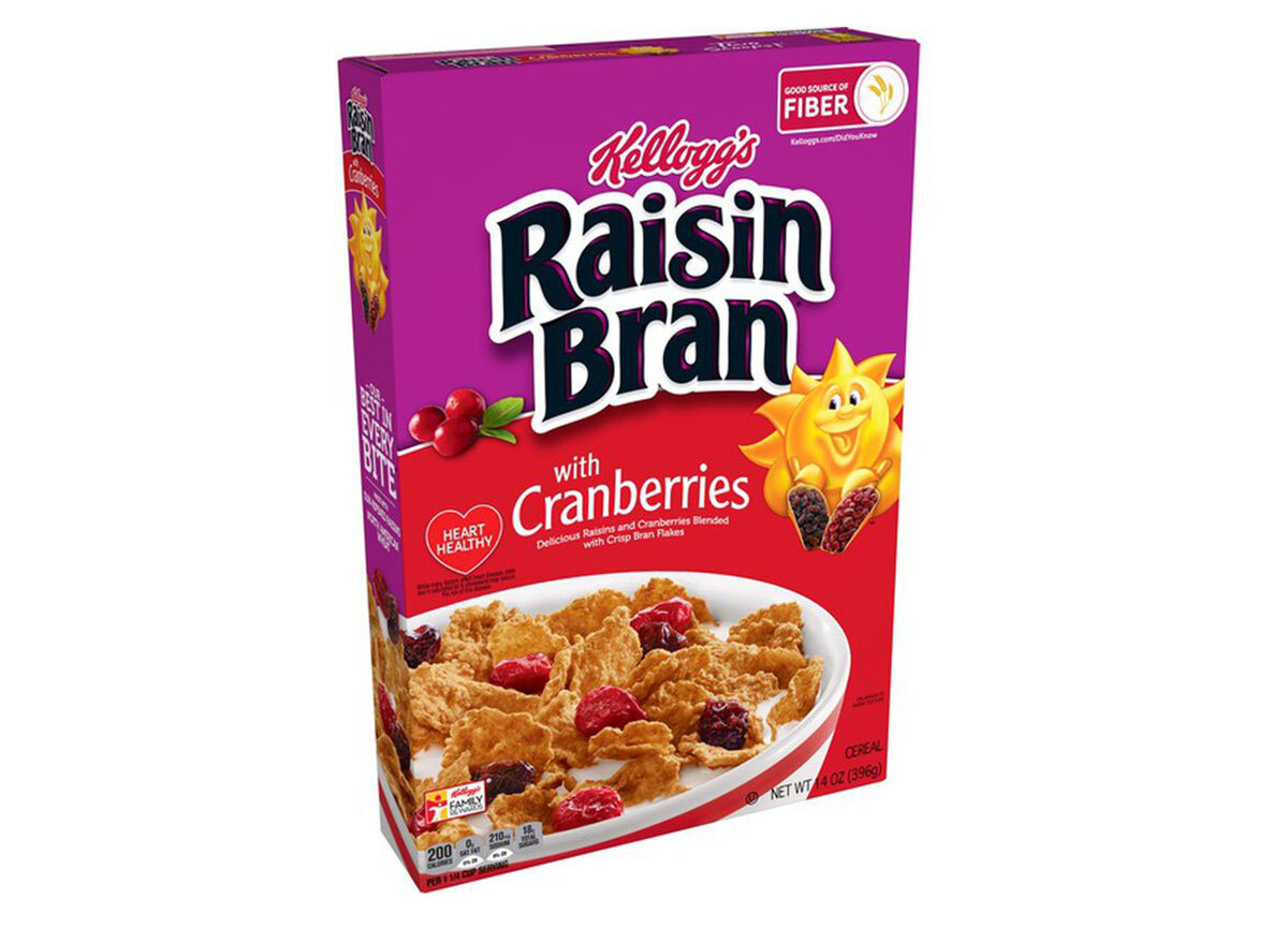 kelloggs raisin bran cranberries