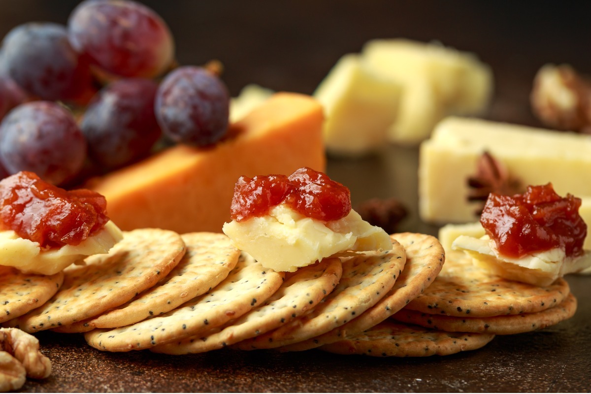 cheese and crackers