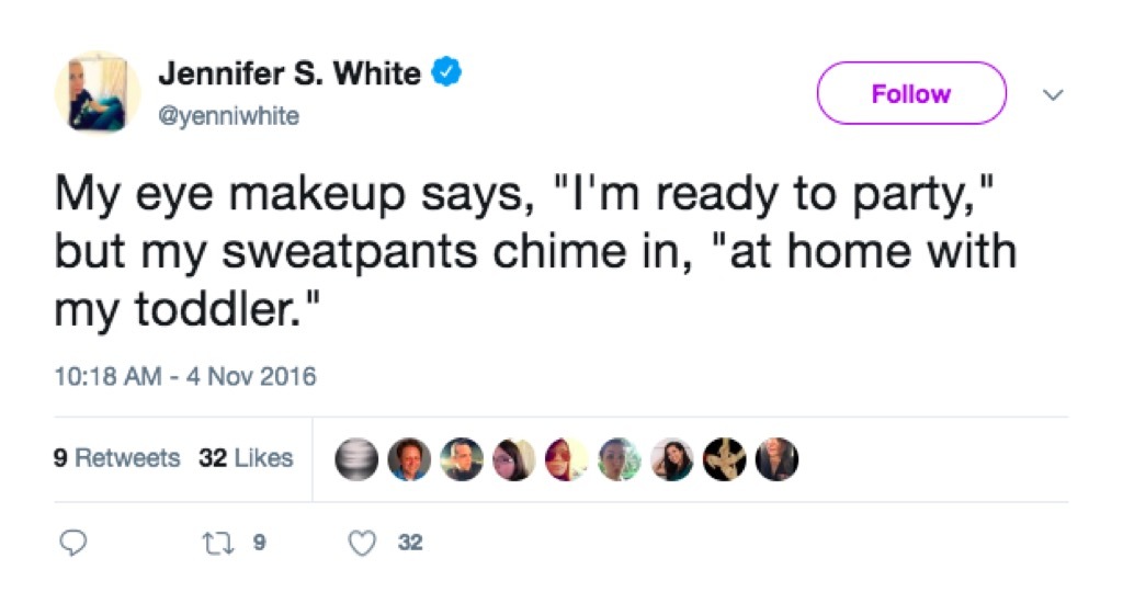 Sweatpants funny mom tweets