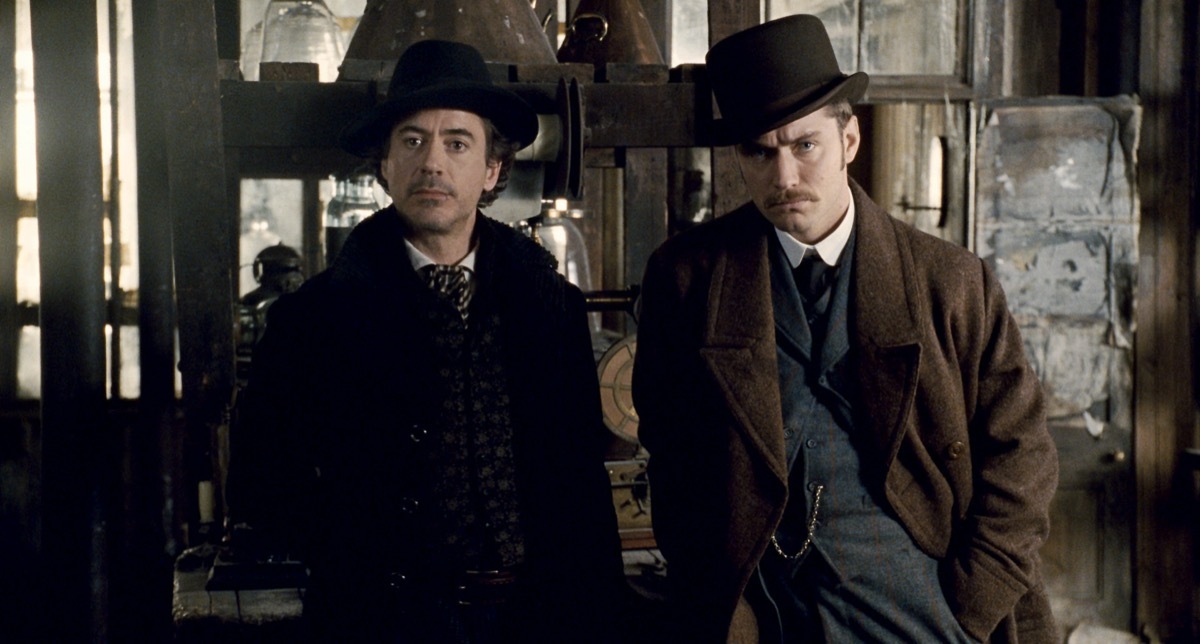 Robert Downey Jr and Jude Law in Sherlock Holmes