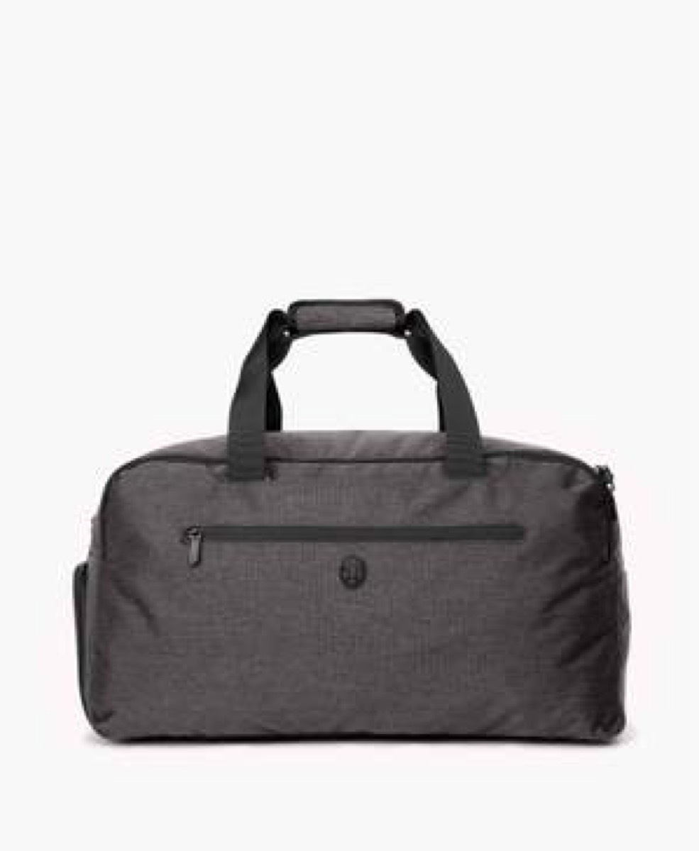 gray carry on bag