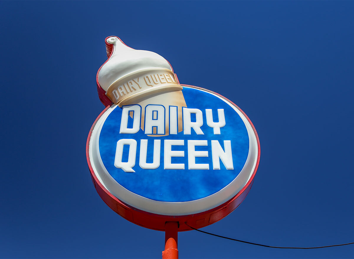 vintage dairy queen sign