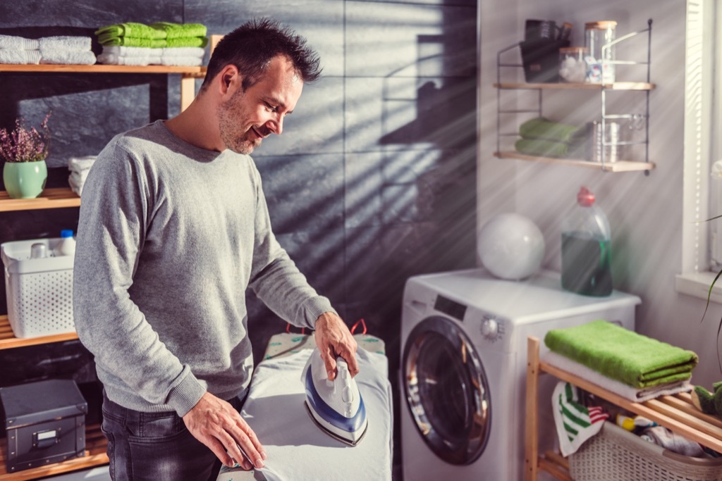 Man Ironing Clothes Corny Jokes