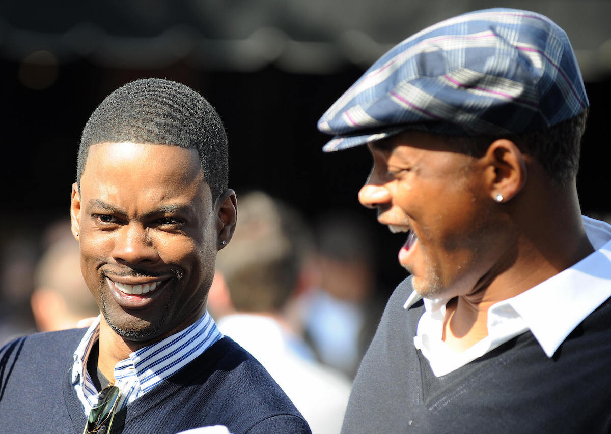 Chris Rock and Will Smith at the premiere of 