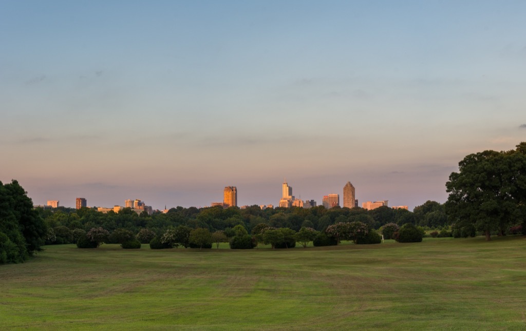 Raleigh, North Carolina, one of the drunkest cities in America.