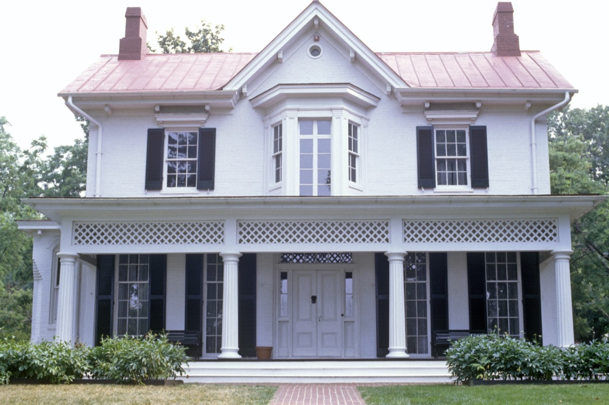 frederick douglass' house seen from the front