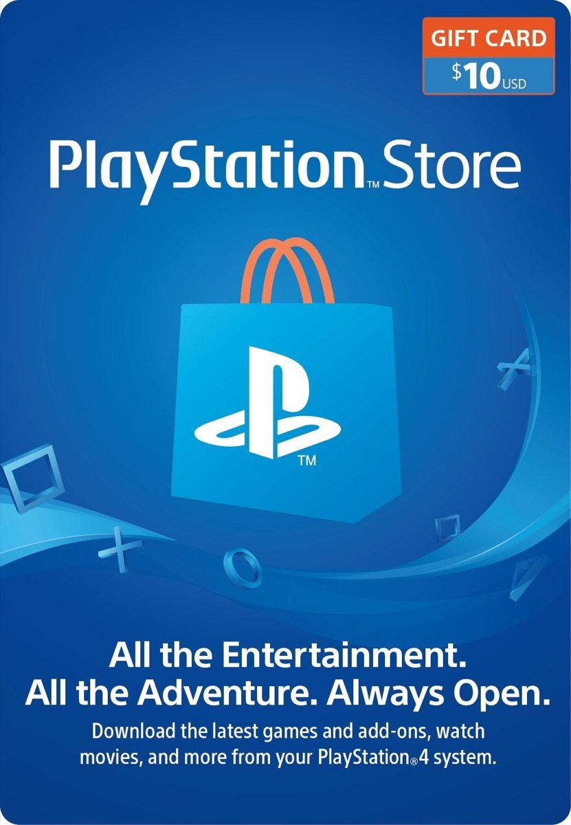 Playstation gift card