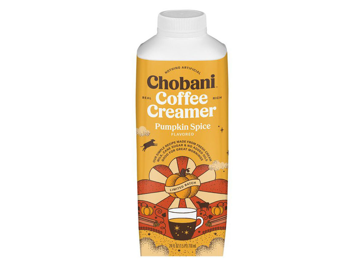 chobani pumpkin spice coffee creamer