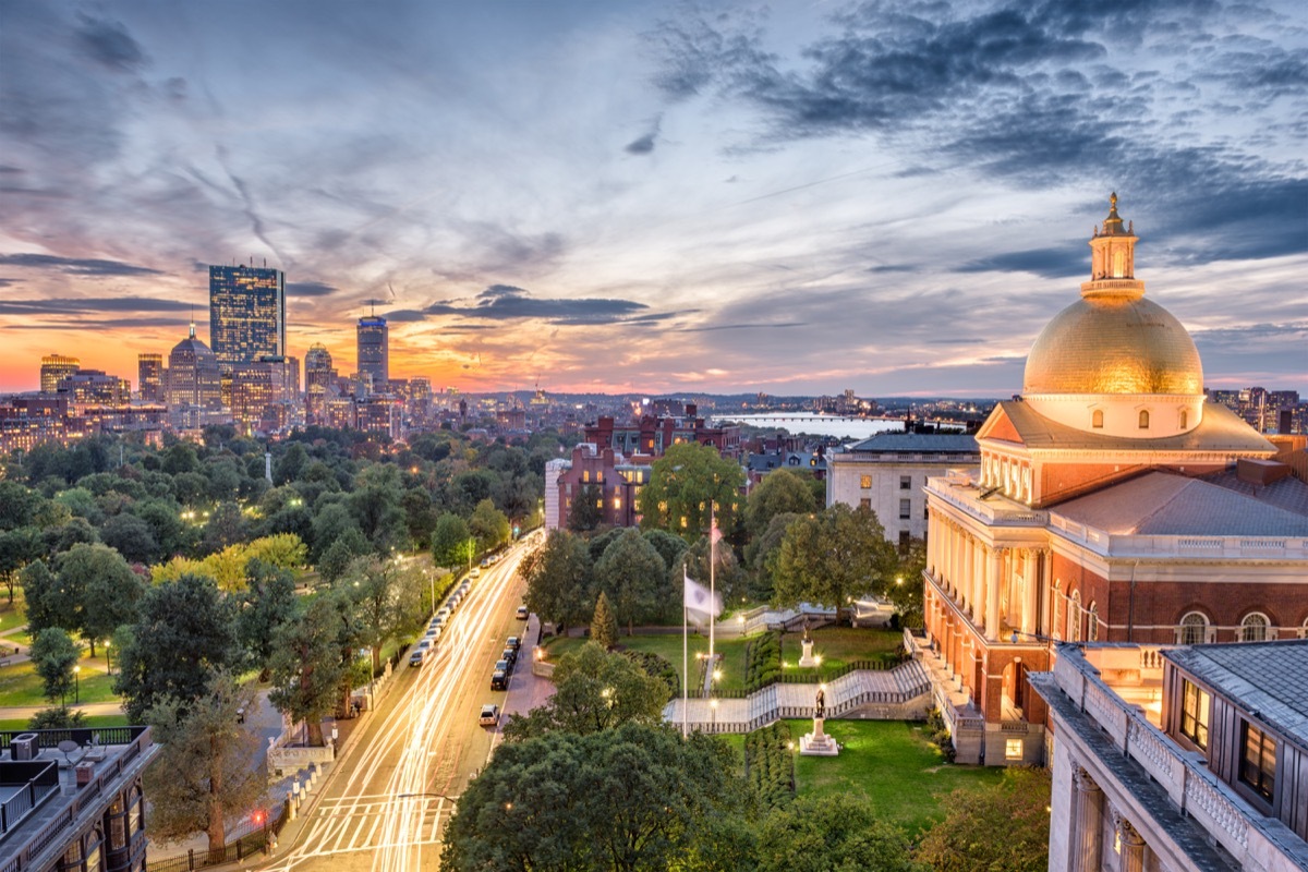 boston massachusetts state capitol buildings