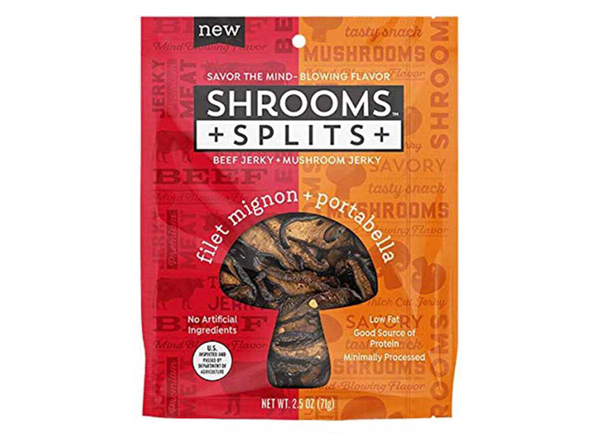 shrooms snacks splits jerky filet mignon portabella flavor bag